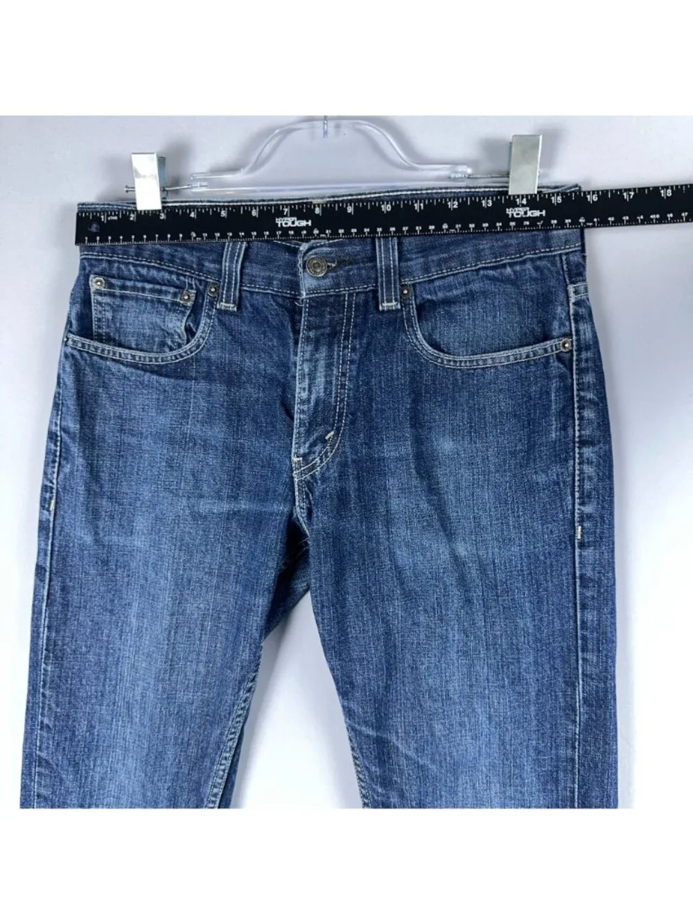 Levis 511 Jeans Mens Size W32 L32 Blue Skinny Mid Rise Medium Wash